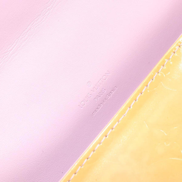 LOUIS VUITTON Vernis Thompson Street Bag Marshmallow Pink M91070 LV Auth BA8165