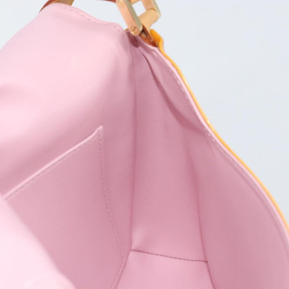 LOUIS VUITTON Vernis Thompson Street Bag Marshmallow Pink M91070 LV Auth BA8165