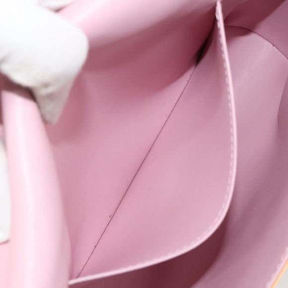 LOUIS VUITTON Vernis Thompson Street Bag Marshmallow Pink M91070 LV Auth BA8165