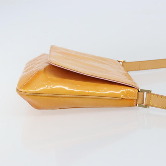 LOUIS VUITTON Vernis Thompson Street Bag Marshmallow Pink M91070 LV Auth BA8165