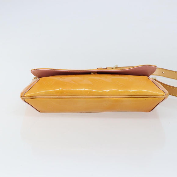 LOUIS VUITTON Vernis Thompson Street Bag Marshmallow Pink M91070 LV Auth BA8165