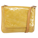 LOUIS VUITTON Monogram Vernis Thompson Street Bag Beige M91301 LV Auth BA8166-1