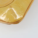 LOUIS VUITTON Monogram Vernis Thompson Street Bag Beige M91301 LV Auth BA8166-9