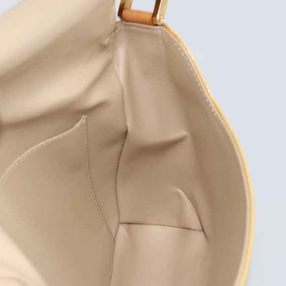 LOUIS VUITTON Monogram Vernis Thompson Street Bag Beige M91301 LV Auth BA8166