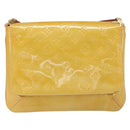 LOUIS VUITTON Monogram Vernis Thompson Street Bag Beige M91301 LV Auth BA8166-13