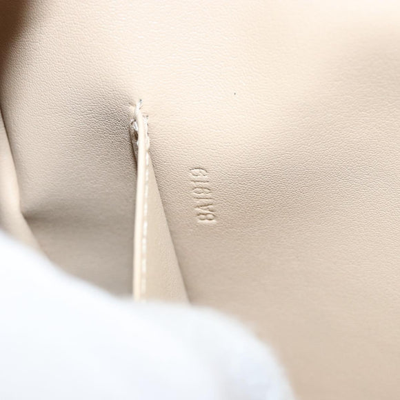 LOUIS VUITTON Monogram Vernis Thompson Street Bag Beige M91301 LV Auth BA8166