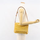 LOUIS VUITTON Monogram Vernis Thompson Street Bag Beige M91301 LV Auth BA8166-21
