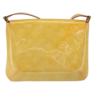 LOUIS VUITTON Monogram Vernis Thompson Street Bag Beige M91301 LV Auth BA8166 - 0