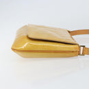 LOUIS VUITTON Monogram Vernis Thompson Street Bag Beige M91301 LV Auth BA8166-3