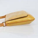 LOUIS VUITTON Monogram Vernis Thompson Street Bag Beige M91301 LV Auth BA8166-4