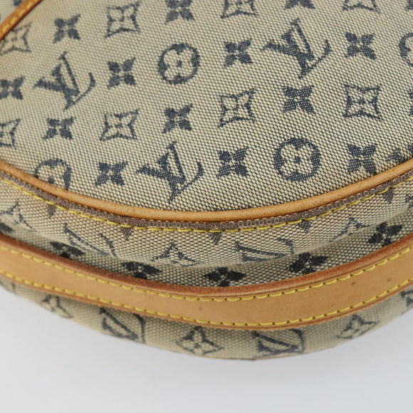 LOUIS VUITTON Monogram Mini Jeanne PM Shoulder Bag Blue M92001 LV Auth BA8168