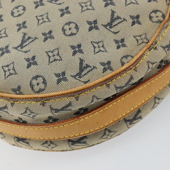 LOUIS VUITTON Monogram Mini Jeanne PM Shoulder Bag Blue M92001 LV Auth BA8168