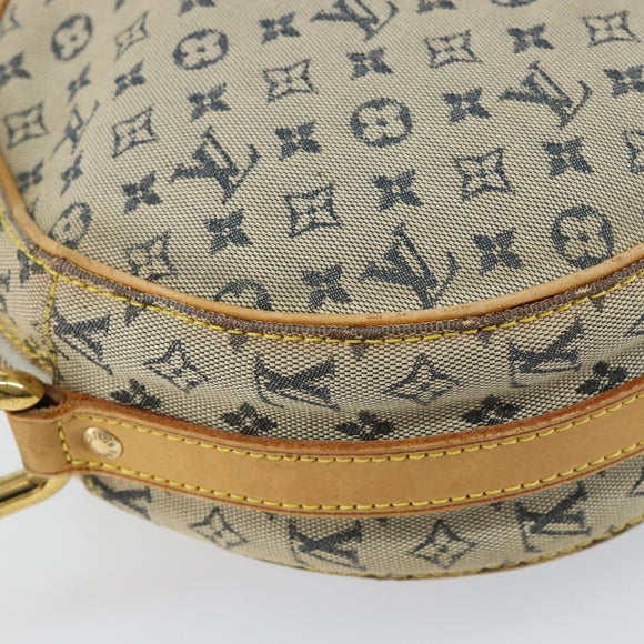 LOUIS VUITTON Monogram Mini Jeanne PM Shoulder Bag Blue M92001 LV Auth BA8168