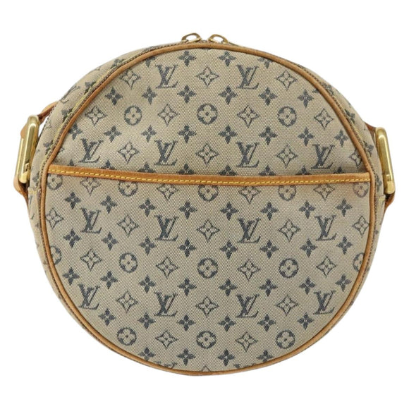 LOUIS VUITTON Monogram Mini Jeanne PM Shoulder Bag Blue M92001 LV Auth BA8168