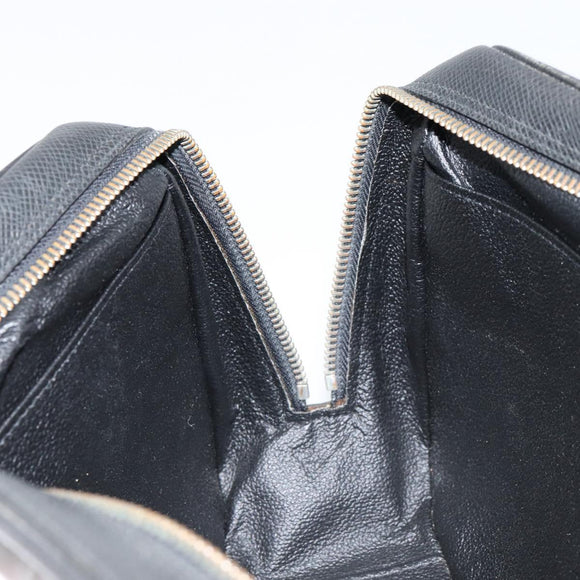 LOUIS VUITTON Taiga Trousse Toilette GM Clutch Bag Ardoise M30212 LV Auth BA8169