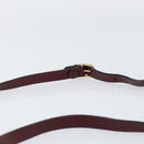 CELINE C Sulky Shoulder Bag Canvas Navy Gold Auth BA8171-8