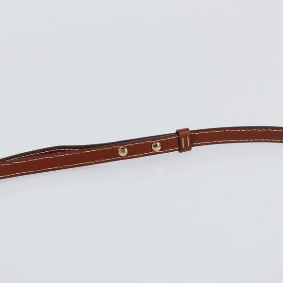 Chloe Woody Hand Bag Canvas Leather 2way Beige Gold Auth BA8173