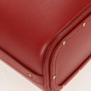 Chloe Mini Basket Roy Shoulder Bag Leather Red Gold Auth BA8174M-13