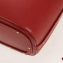 Chloe Mini Basket Roy Shoulder Bag Leather Red Gold Auth BA8174M-14