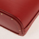 Chloe Mini Basket Roy Shoulder Bag Leather Red Gold Auth BA8174M-16