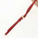 Chloe Mini Basket Roy Shoulder Bag Leather Red Gold Auth BA8174M-19