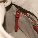 Chloe Mini Basket Roy Shoulder Bag Leather Red Gold Auth BA8174M-26