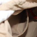 Chloe Mini Basket Roy Shoulder Bag Leather Red Gold Auth BA8174M-27