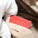 Chloe Mini Basket Roy Shoulder Bag Leather Red Gold Auth BA8174M-28