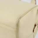 PRADA Hand Bag Leather Beige Auth BA8175-15
