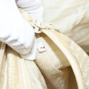 PRADA Hand Bag Leather Beige Auth BA8175-12