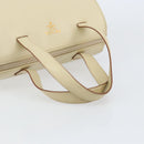 PRADA Hand Bag Leather Beige Auth BA8175-7