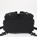 PRADA Backpack Nylon Black Silver Auth BA8176-5