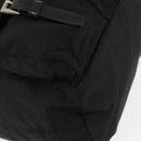 PRADA Backpack Nylon Black Silver Auth BA8176-19