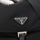 PRADA Backpack Nylon Black Silver Auth BA8176-23