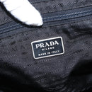 PRADA Backpack Nylon Black Silver Auth BA8176-26