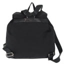 PRADA Backpack Nylon Black Silver Auth BA8176-2