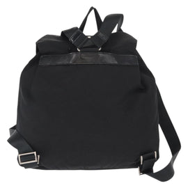 PRADA Backpack Nylon Black Silver Auth BA8176 - 0