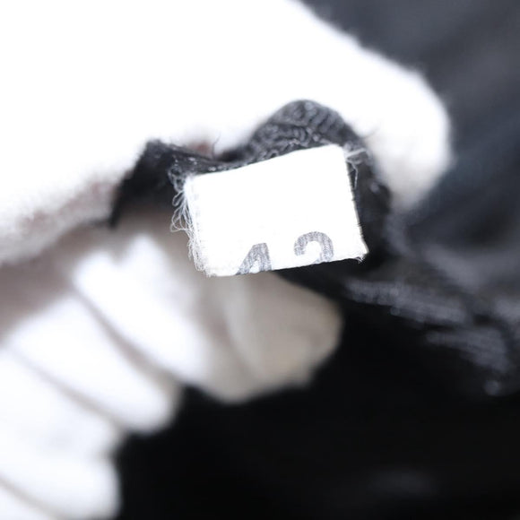 PRADA Backpack Nylon Black Silver Auth BA8176