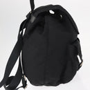 PRADA Backpack Nylon Black Silver Auth BA8176-4