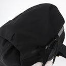 PRADA Backpack Nylon Black Silver Auth BA8176-6