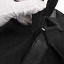 PRADA Backpack Nylon Black Silver Auth BA8176-15