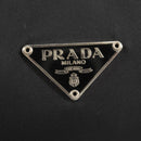 PRADA Hand Bag Nylon Black Silver Auth BA8177V-14