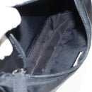 PRADA Hand Bag Nylon Black Silver Auth BA8177V-17