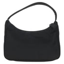 PRADA Hand Bag Nylon Black Silver Auth BA8177V-3