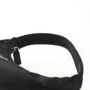PRADA Hand Bag Nylon Black Silver Auth BA8177V-8