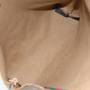GUCCI GG Supreme Web Sherry Line Tote Bag PVC Beige Auth BA8180-17