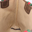 GUCCI GG Supreme Web Sherry Line Tote Bag PVC Beige Auth BA8180-19