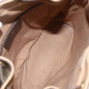 GUCCI GG Supreme Web Sherry Line Bag PVC Beige Gold 41 02 034 Auth BA8181-15