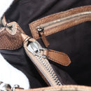 GUCCI GG Canvas Tote Bag Beige Silver 232946 Auth BA8182-17