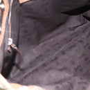 GUCCI GG Canvas Tote Bag Beige Silver 232946 Auth BA8182-11